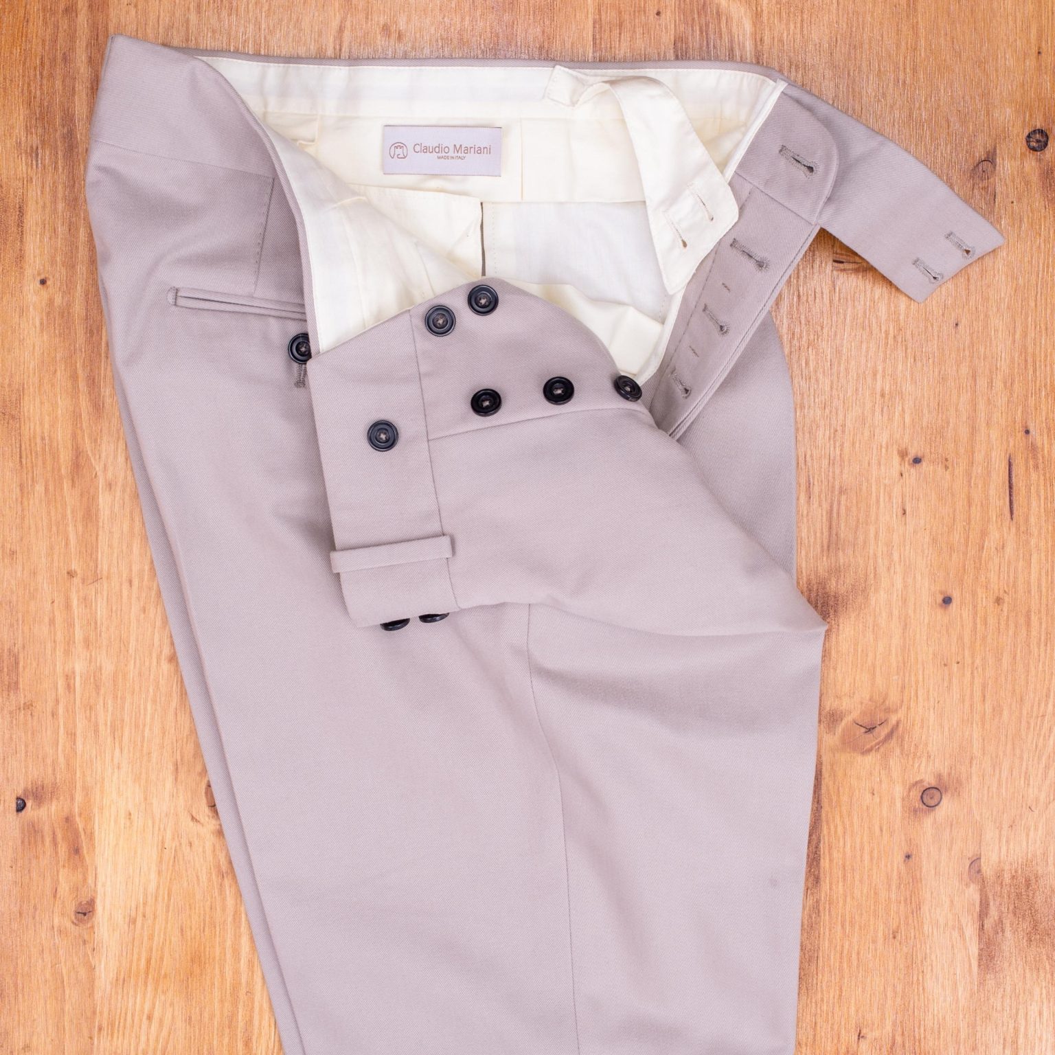 Neapolitan design tailoring suit trousers